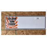 Golden Sun Feeds Metal Sign