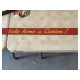 Metal General Store Door Push Cigarette Ad