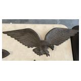 Cast Metal Wall Eagle Piece