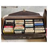 Case of Twenty-Four 8 Track Tapes