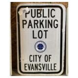 EVV Parking Sign