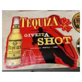 Tequiza Tequila & Lime Drink Sign