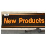 New Products Auto Parts Store Sign