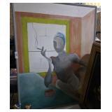 Ornate Original Oil on Canvas