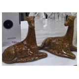 Pair of Giraffe Figurines