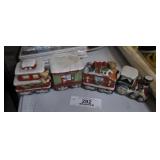 4 Piece Porcelain Train Set