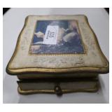 Ornate Jewelry Box & Contents