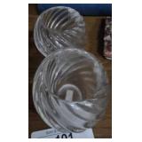 Party-Lite Swirl Candleholders