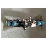 Southwest Style Turquoise Band Ring