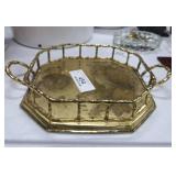 Vintage Heavy Brass Tray