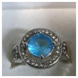 Caribbean Quartz Cocktail Ring