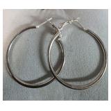 Sterling Silver Hoop Earrings
