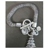 Christmas Tree Charm Bracelet