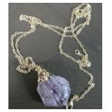 Amethyst Rough Cut Necklace