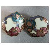 Cloisonne Vintage Earrings