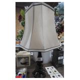 Vanity Lamp with Silk Shade