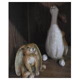 Vintage Rabbit Figurines