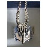 Large Antelope Skull Ring