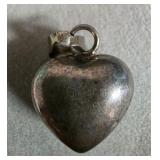 Sterling Silver Solid Heart Pendant