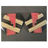 Vintage Enamel Earrings