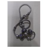 Sterling Silver Cloisonne Necklace