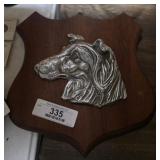 vintage Dog Wall Plaque