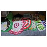 Large Lot of Handmade Linens