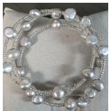Freshwater Pearl Wrap Bracelet
