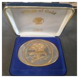 Wings of Gold Belt Buckle