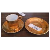 Gold Cup & Saucer Set