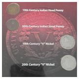 Turn of the Century Penny & Nickle Set
