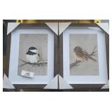 2 Signed Bird Prints