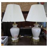 Pair of Vanity Lamps with Shades