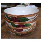 4 Franciscan Bowls