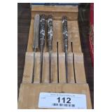 Briddell Knives with Block