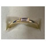 Baguette Solitaire Ring