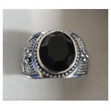 Vintage Black Onyx ring