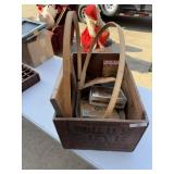 Vintage Birdseye Dovetailed Box & Misc.