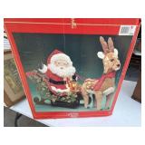 Animated Santa on Sled