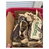 Tote of Vintage Glassware