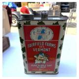 Fairfield Farms Maple Syrup Tin