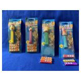 4 Pez Candy Dispensers