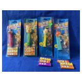 4 Pez Candy Dispensers
