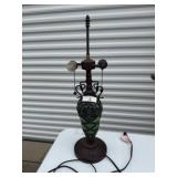 Contemporary Leaded Glass Table Lamp