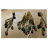 Vintage Brooch & Earring Set