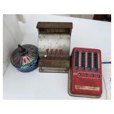 Tote & Box of Misc. Collectibles & Housewares