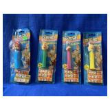 4 Pez Candy Dispensers