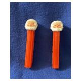 2 Vintage Santa Claus Pez Dispensers