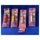 4 Pez Candy Dispensers