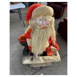 Electrical Santa on Chimney Top